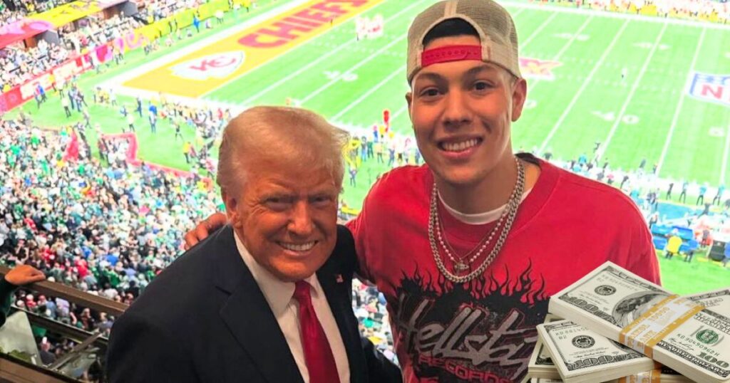 Donald Trump and Jackson Mahomes