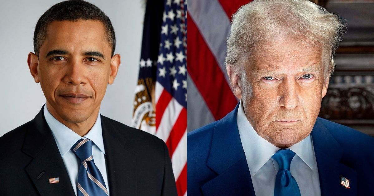 Barack Obama and Donald Trump