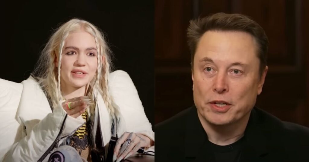 Grimes and Elon Musk