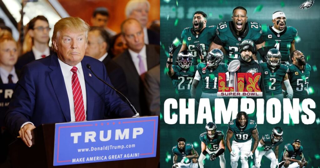 Donald Trump and Philadelphia Eagles