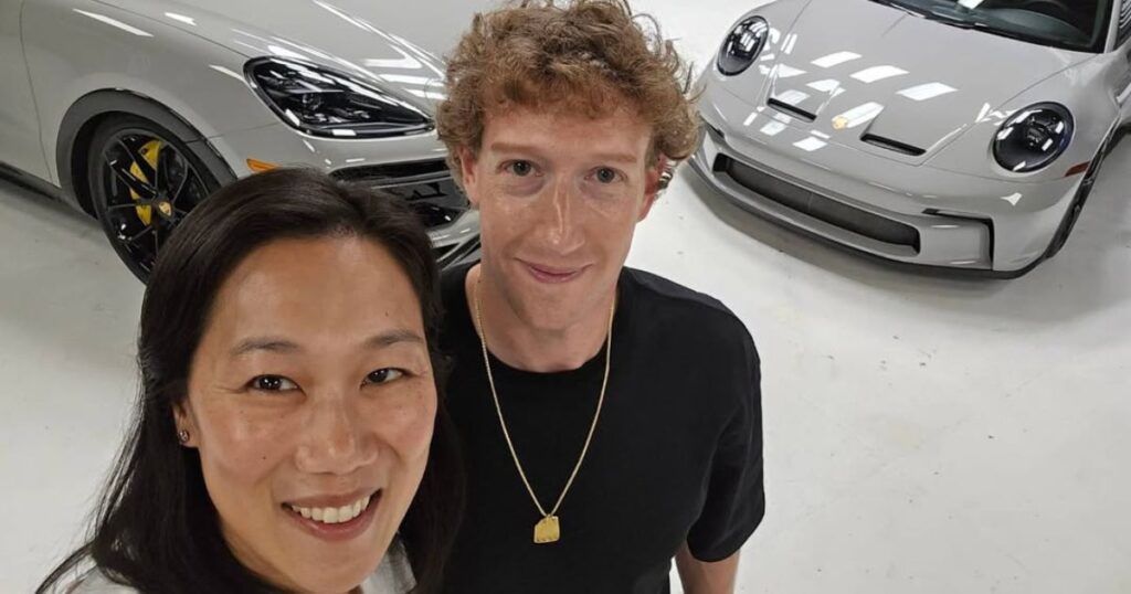 Mark Zuckerberg and Priscilla Chan