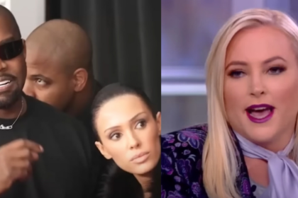 West with his wife, Meghan McCain