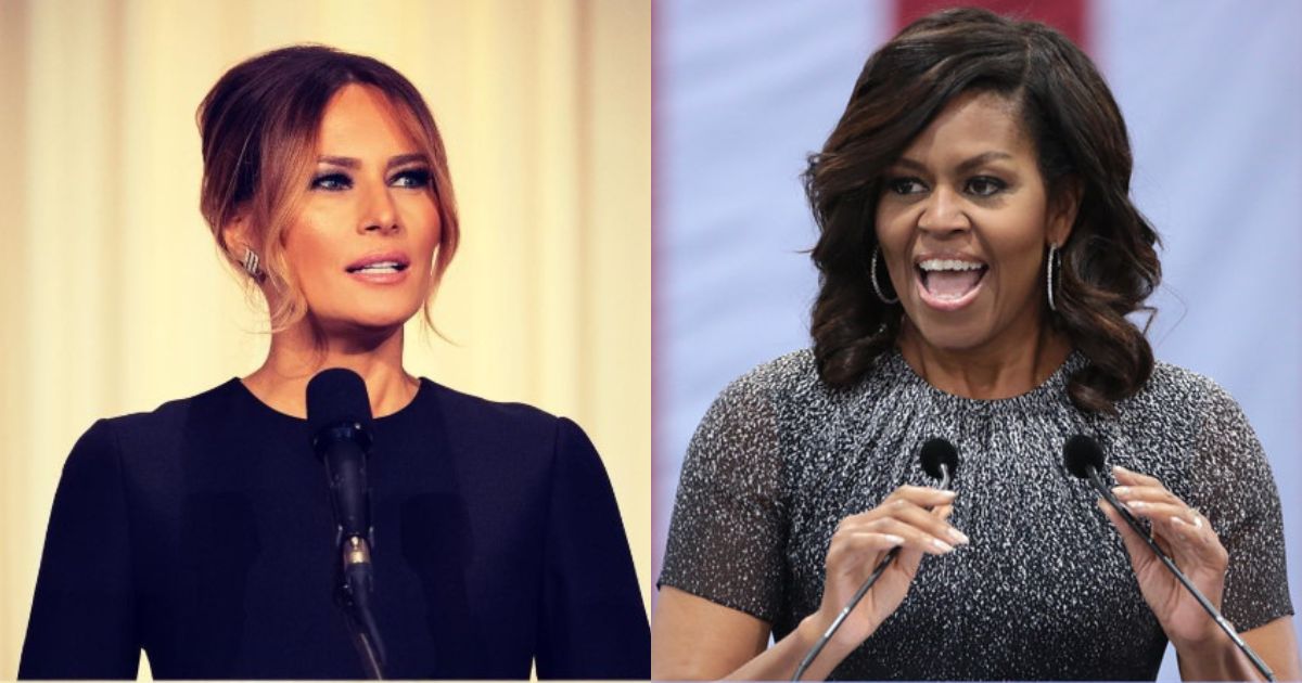 Melania Trump and Michelle Obama