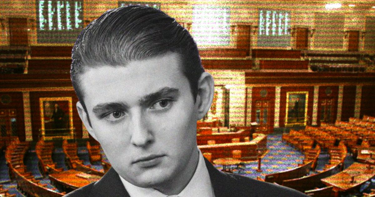 Barron Trump’s WEIRD Disappearance From Dad’s Big Congress Speech