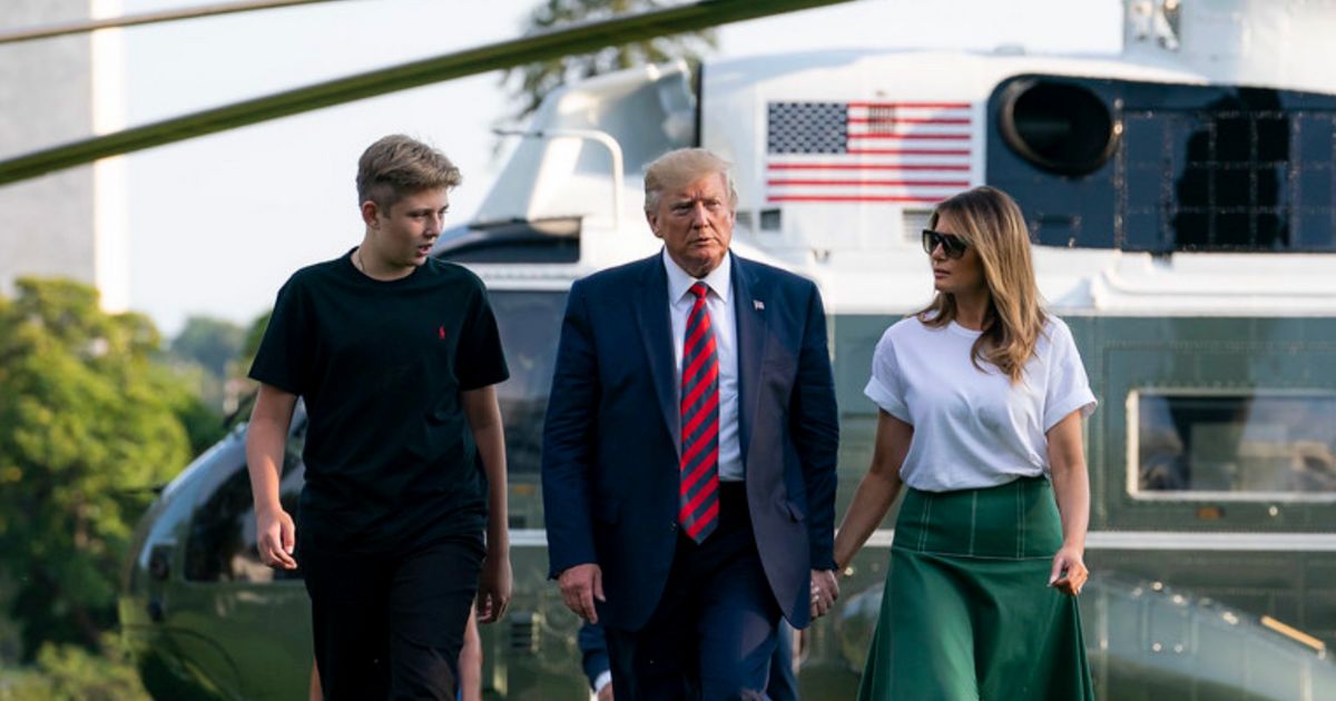 Donald Trump and Barron Trump