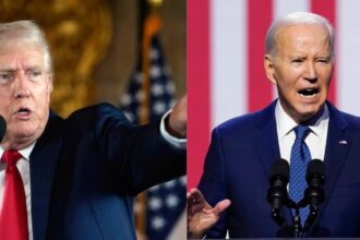 Donald Trump and Biden