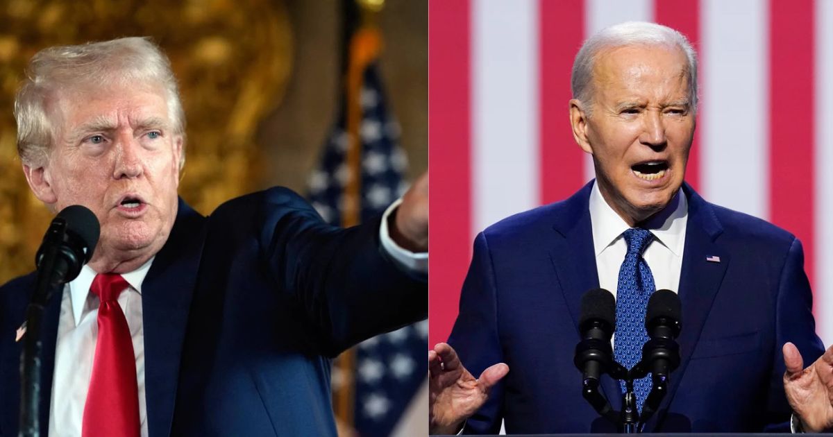 Donald Trump and Biden