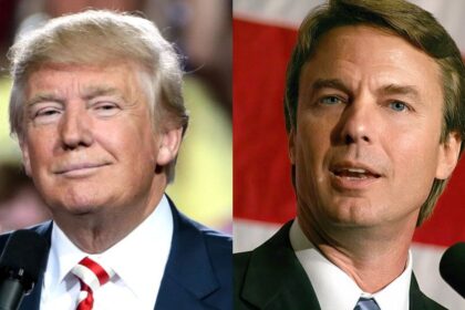 Politicians Donald Trump ( Photo by Gage Skidmore via Flickr) and John Edwards (Image by Symphy via Wkimedia Commons, 2024)