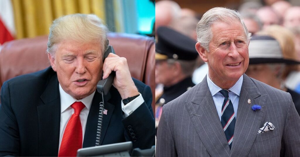 Donald Trump enquires about King Charles health