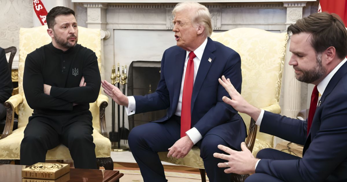 Trump Meets Zelensky With JD Vance