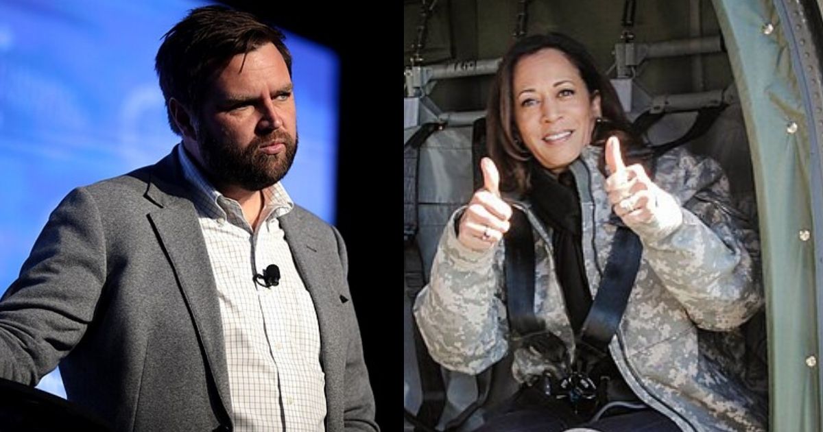 JD Vance and Kamala Harris