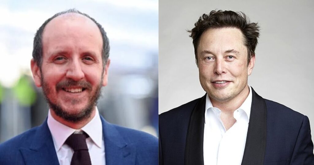 'Adolescence' co-creator Jack Thorne ( @royalliteraryfund) and Elon Musk( Photo by Debbie Rowe- via Wikimedia Commons)