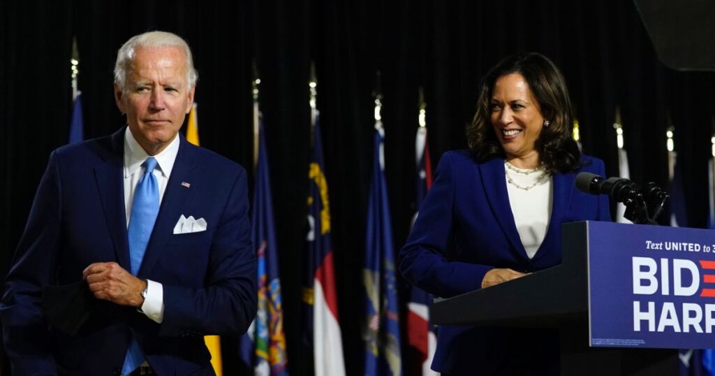Joe Biden and Kamala Harris