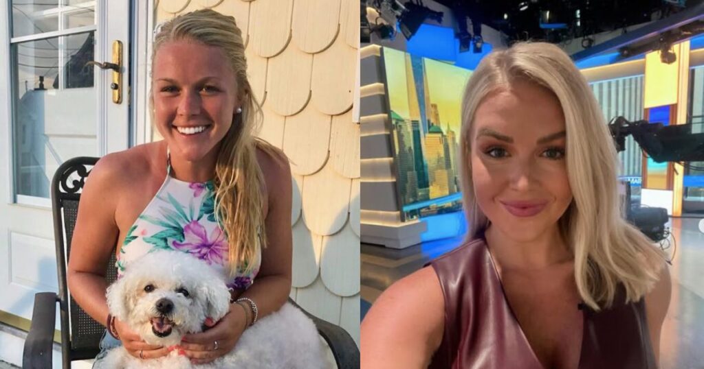 Karoline Leavitt without makeup and Karoline Leavitt with makeup and alleged lip surgeries ( Both pictures from Instagram|@karolineleavitt)