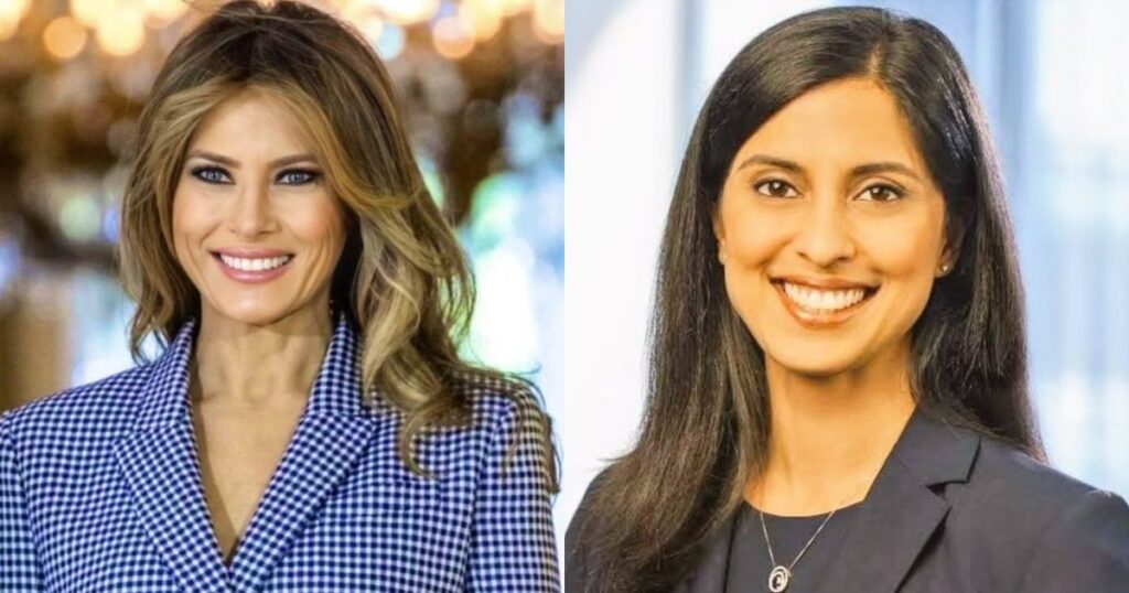Melania Trump and Usha Vance