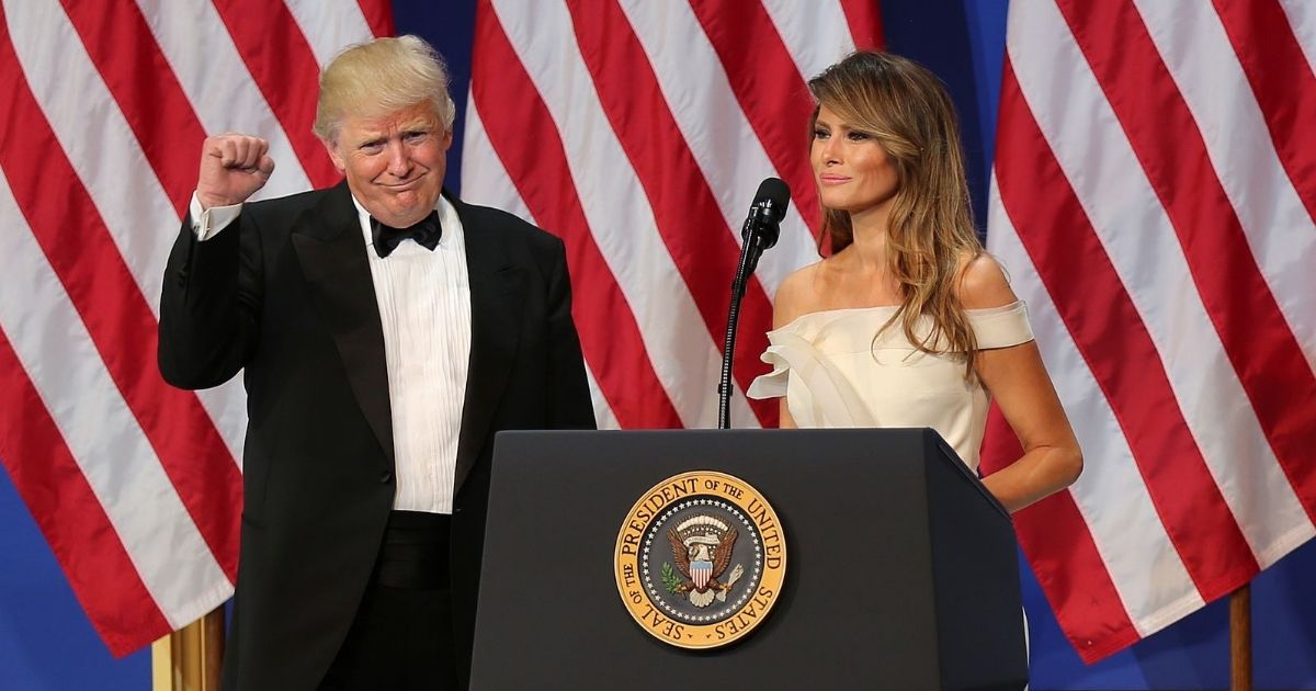Melania Trump and Donald Trump