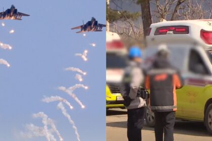 South Korean fighter jets bomb civilian village