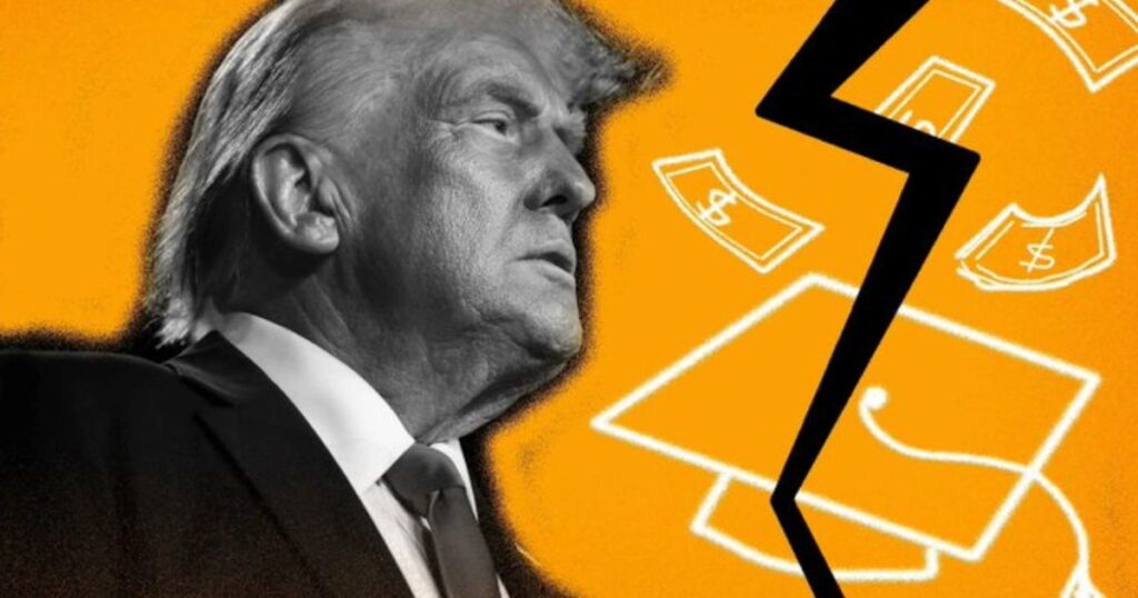 President Donald Trump towards dismantling the Department of Education