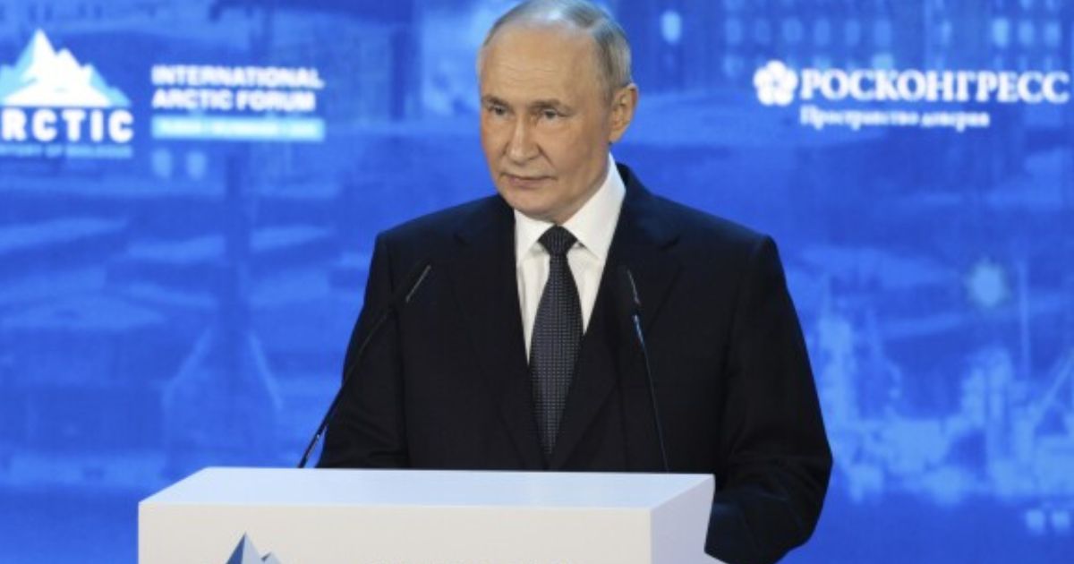 Putin recently talked at the International Arctic Forum