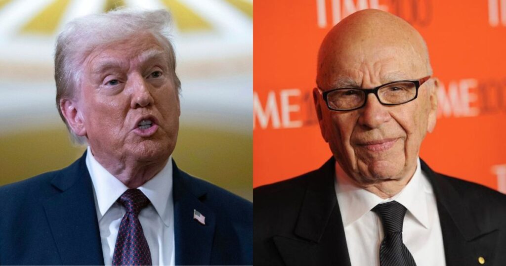 Donald Trump and Rupert Murdoch
