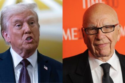 Donald Trump and Rupert Murdoch