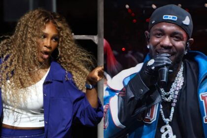 Serena Williams and Kendrick Lamar
