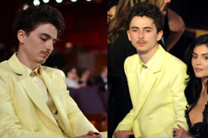 Kylie Jenner and Timothee Chalamet at the 2025 Oscars