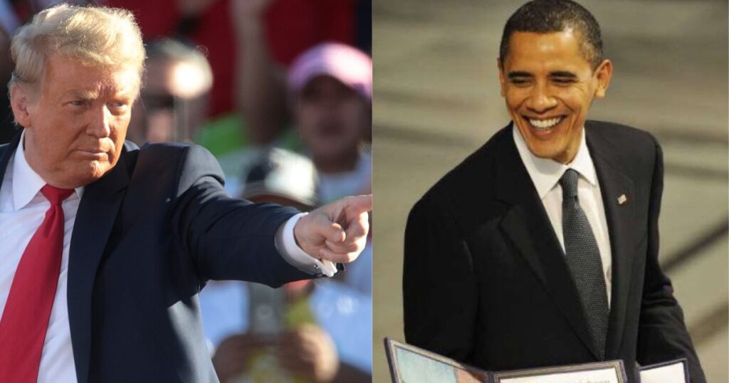 Trump Slams Obama’s Nobel Prize
