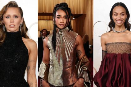Miley Cyrus, Bretman Rock and Zoe Saldana at Oscars 2025