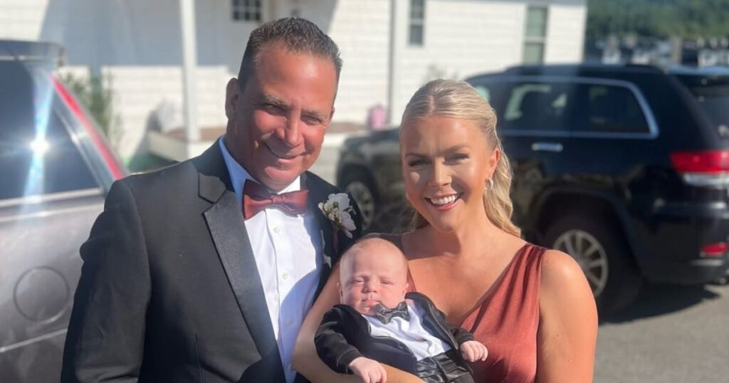 Karoline Leavitt, Nicholas Riccio and their son