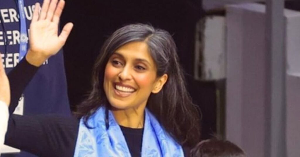 Usha Vance at Special Olympics World Winter Games