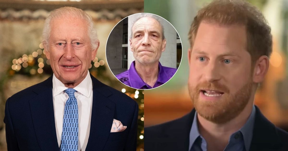 King Charles, Prince Harry and Simon Dorante-Day