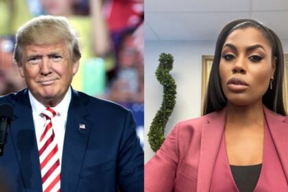 Donald Trump and Omarosa Manigault Newman
