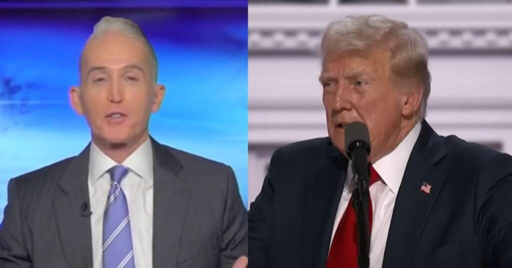 Fox News host Trey Gowdy and Donald Trump