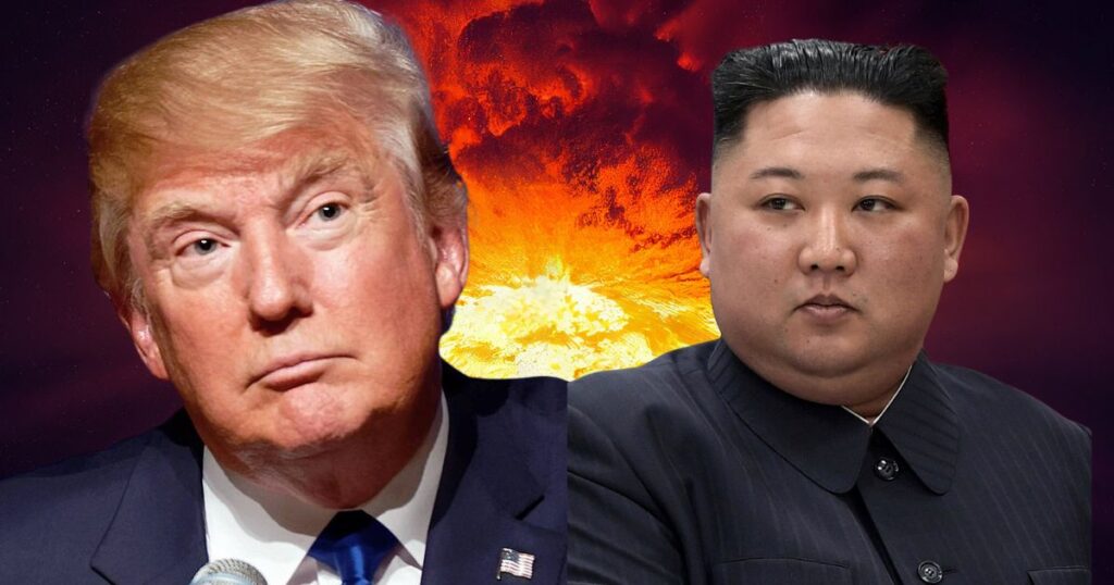 Donald Trump and North Korea's leader Kim Jong Un