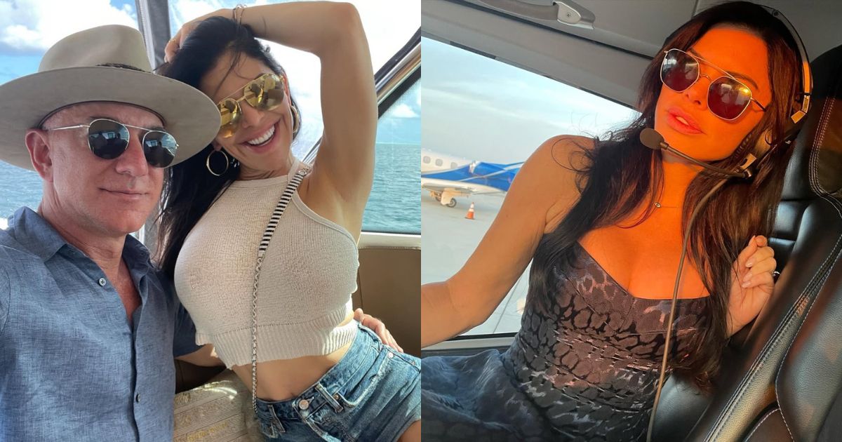 Lauren Sánchez and Jeff Bezos