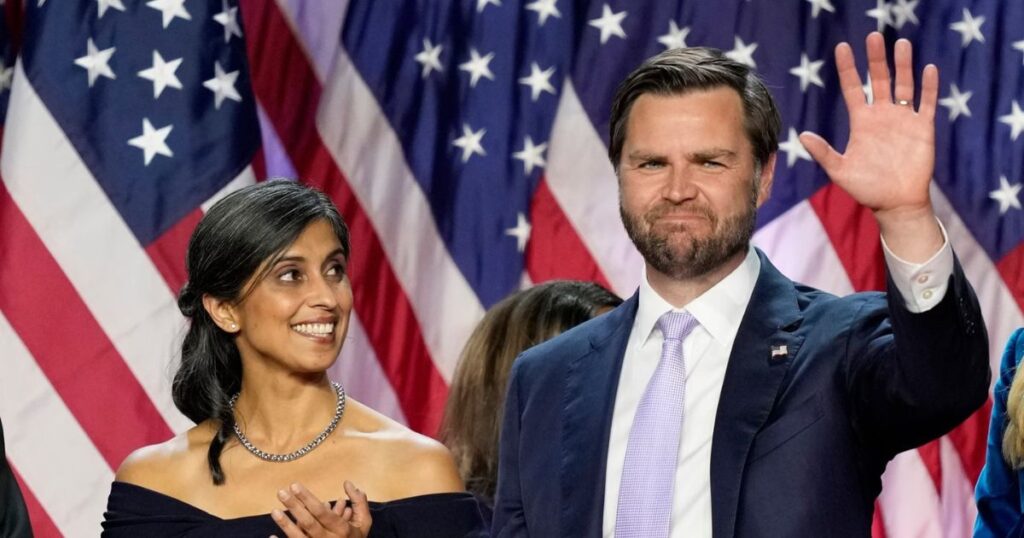 Usha Vance with Her Husband JD Vance