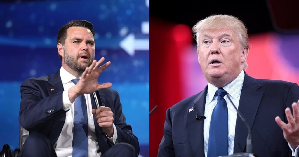 Vice President JD Vance and President Donald Donald Trump