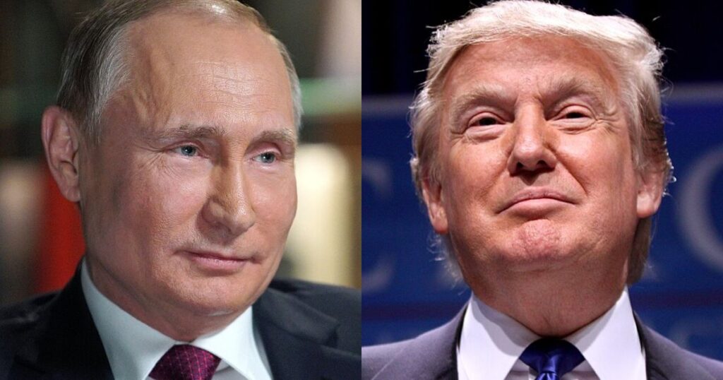 Russia's Vladimir Putin sends a gift to USA's Donald Trump