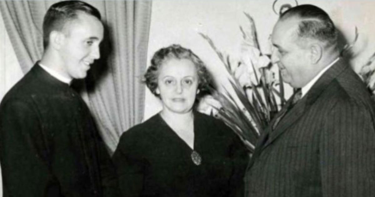 Amalia Damonte and Pope Francis