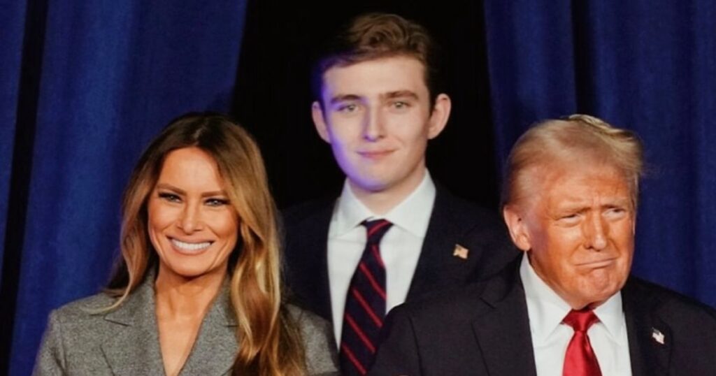 Barron Trump has seemingly taken after Donald Trump