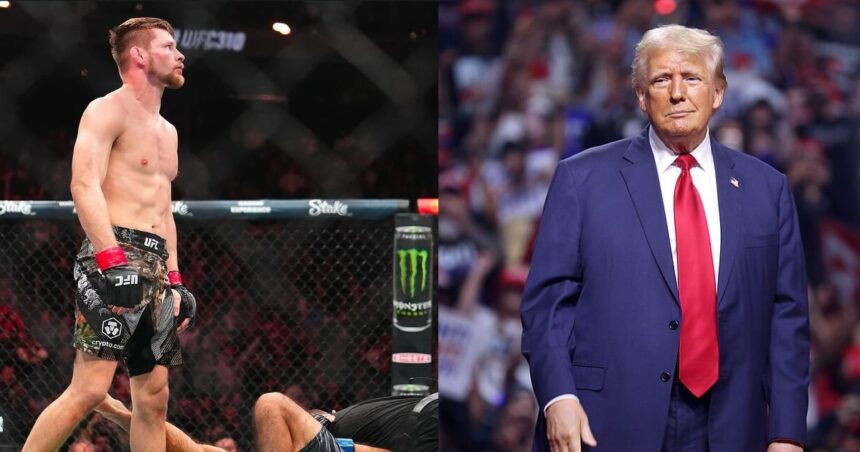 Bryce Mitchell, UFC star, gets choked in front of Trump