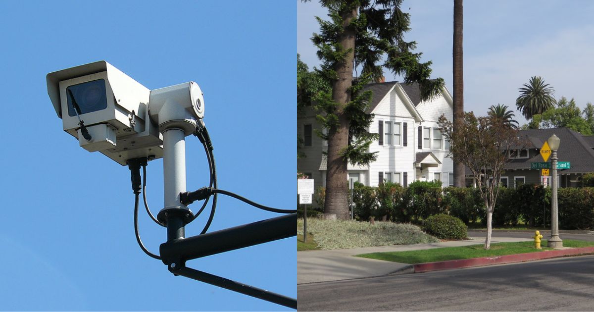 CCTV cameras (uploaded by CCTV cameras and a neighborhood in California- via Flickr) and a neighborhood in California- (uploaded by Ken Lund- via Flickr)