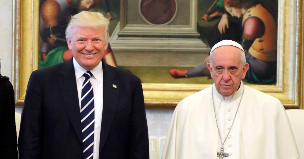 Donald Trump and Pope Francis