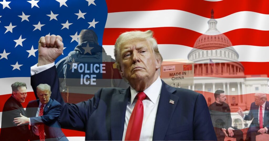 Donald Trump's First 100 Days of His Second Term in Office