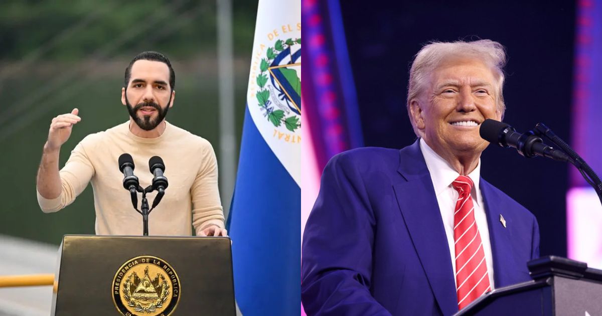 El Salvador’s President Nayib Bukele meets Donald Trump