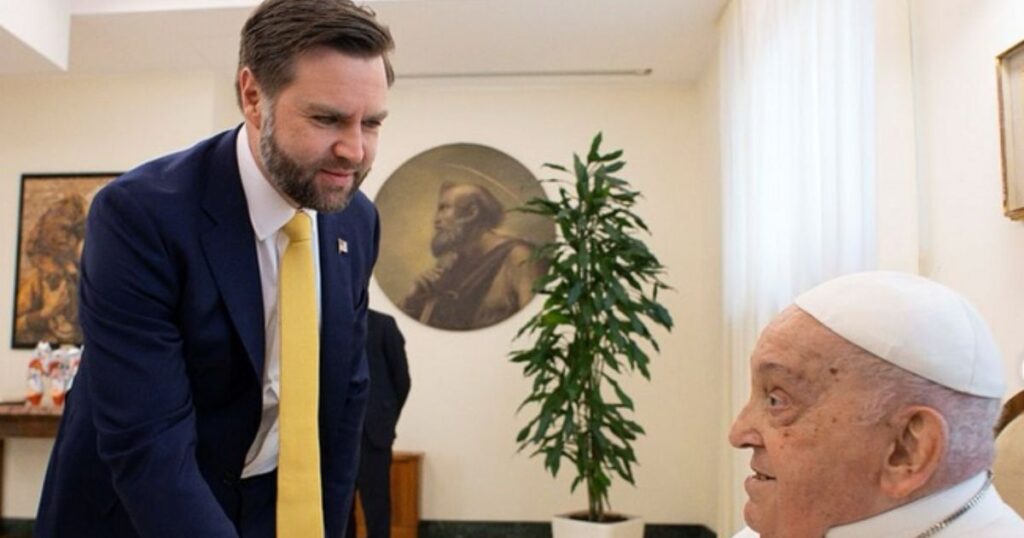 JD Vance met Pope Francis before the latter's death