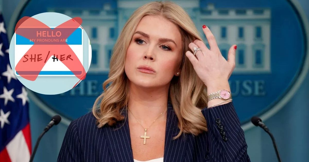 Karoline Leavitt doesnot like pronouns