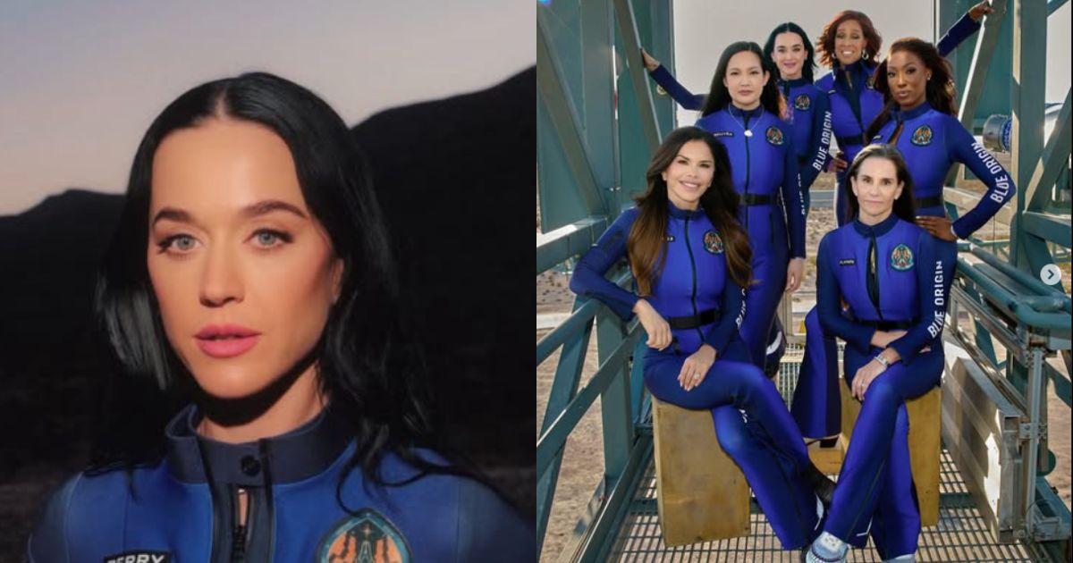 Katy Perry's highly publicized and controversial visit to space ( Credits-Instagram|@katyperry)