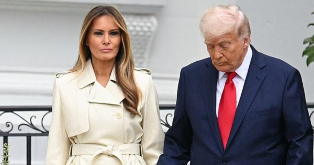 Melania Trump and Donald Trump